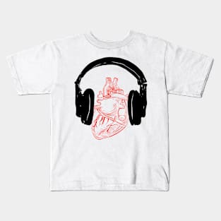 listen to your heart ! Kids T-Shirt